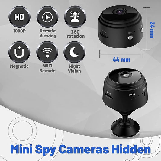 🔥Mini Spy Wireless WiFi CCTV Camera🎦
